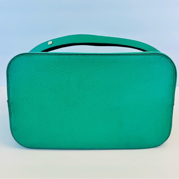 Kate Spade Marti leather large bucket bag in Kelly green / snow pea - Picture 9 of 15